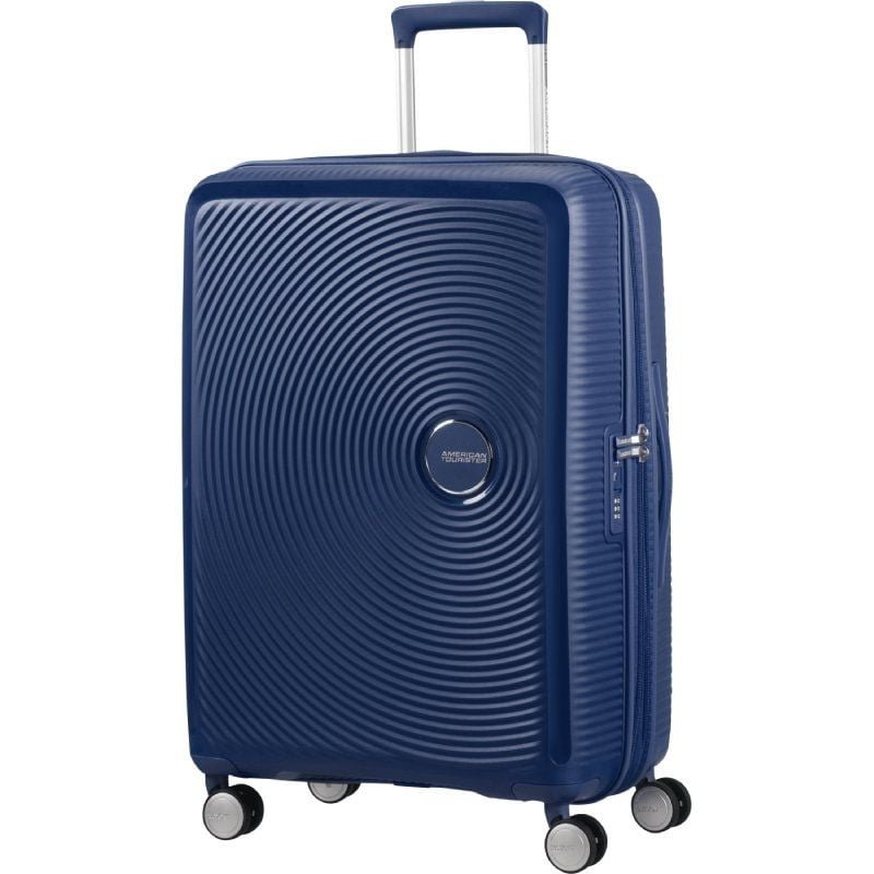 Maleta Mediana American Tourister SoundBox Spinner 67cm/ 67x46.5x29cm/ 4 Ruedas/ Azul Marino - изображение 2