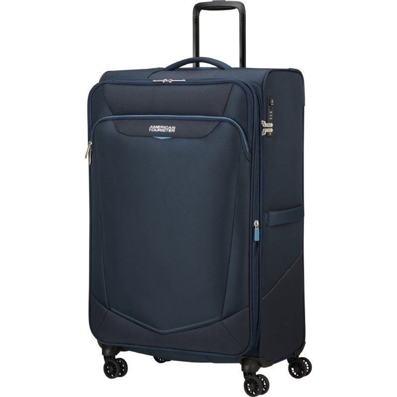 Maleta Grande American Tourister SummerRide Spinner 80cm/ 80x48x30cm/ 4 Ruedas/ Azul Marino - изображение 2