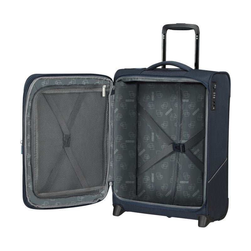 Maleta de Cabina American Tourister Upright SummerRide 55cm/ 55x40x20cm/ 2 Ruedas/ Azul Marino - изображение 3