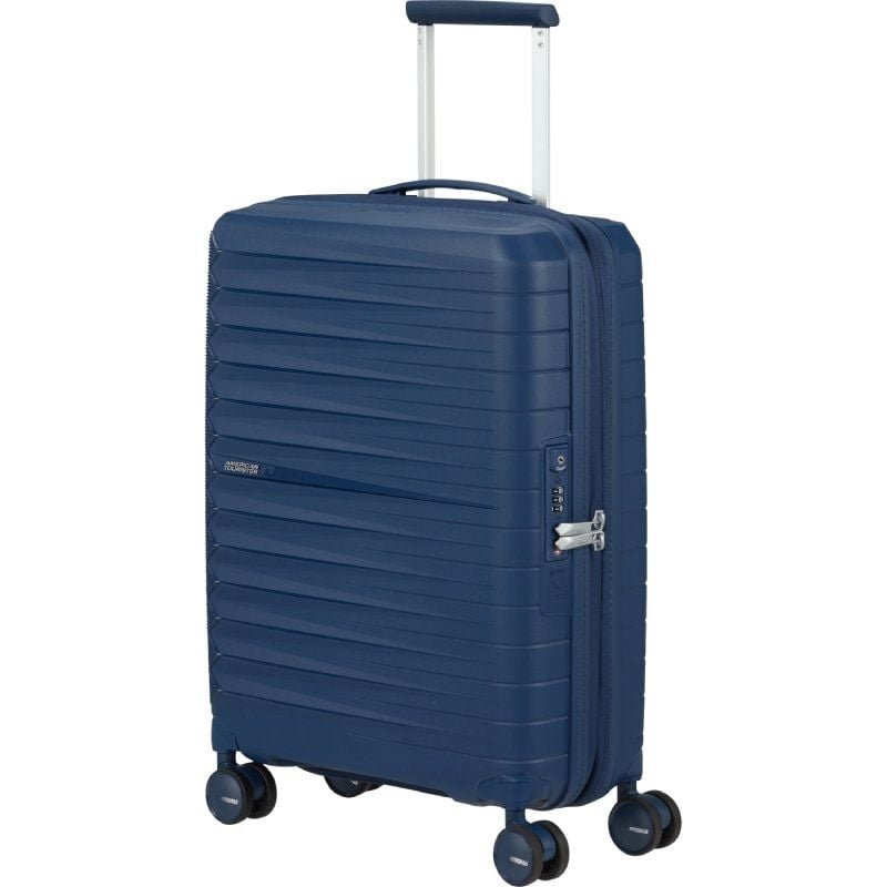 Maleta de Cabina American Tourister FastForward Spinner Expansible 55cm/ 55x40x23cm/ 4 Ruedas/ Azul Marino - изображение 2