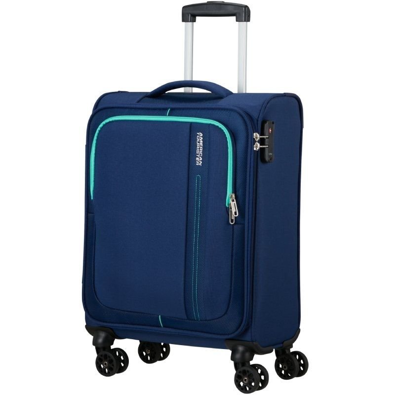 Maleta de Cabina American Tourister Sea Seeker Spinner 55cm/ 55x40x20cm/ 4 Ruedas/ Marino Combate - изображение 2