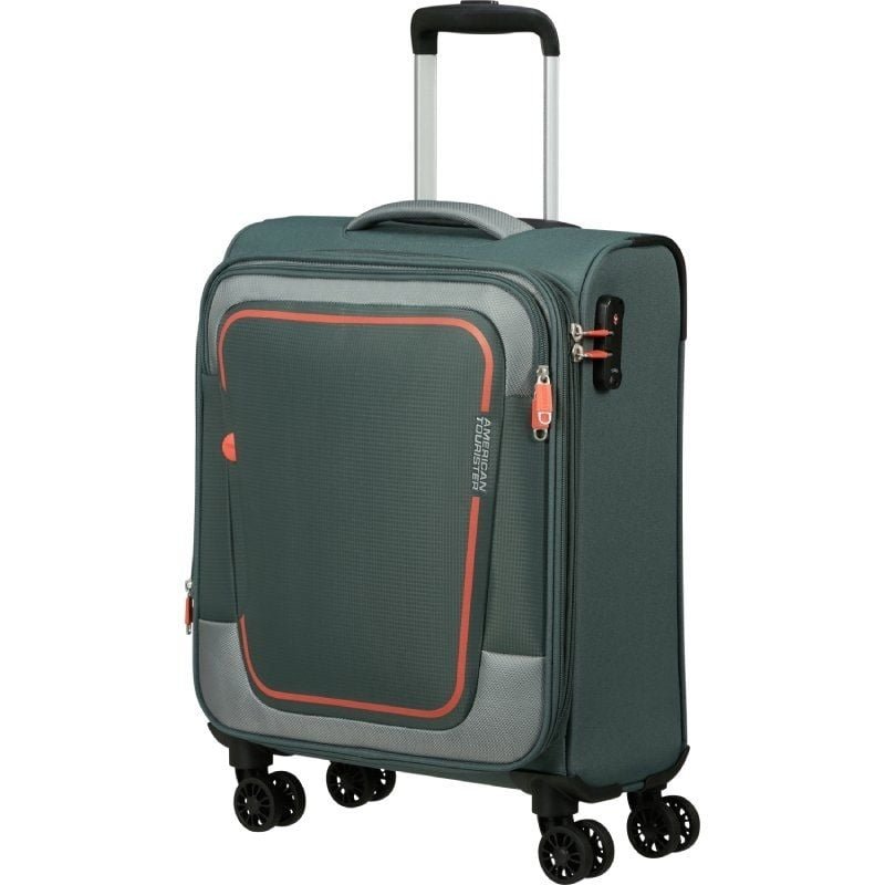 Maleta de Cabina American Tourister Pulsonic Spinner 55cm/ 55x40x23cm/ 4 Ruedas/ Verde Bosque Oscuro - изображение 2