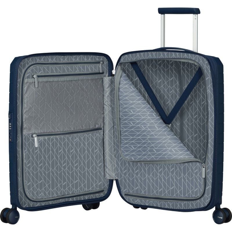 Maleta de Cabina American Tourister FastForward Spinner Expansible 55cm/ 55x40x23cm/ 4 Ruedas/ Azul Marino - изображение 3