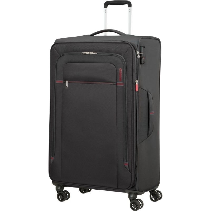 Maleta Mediana American Tourister Crosstrack Spinner Expansible 79cm/ 79x46.5x30.5cm/ 4 Ruedas/ Roja y Gris - изображение 2