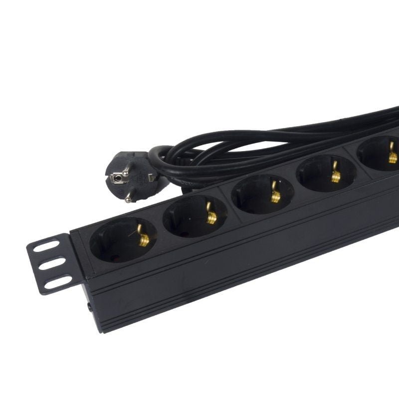 Regleta con Interruptor Phasak BNS 1518/ 8 Tomas de Corriente/ Cable 1.5m/ Negro - изображение 4