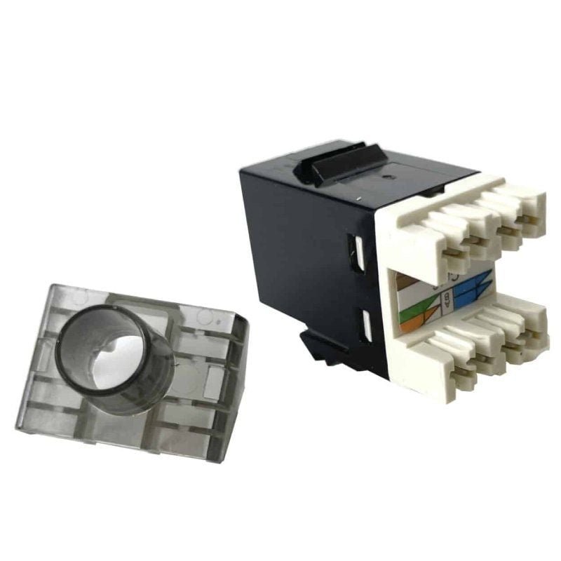 Conector RJ45 Phasak SD 3018 Cat.6 UTP/ Negro - изображение 2