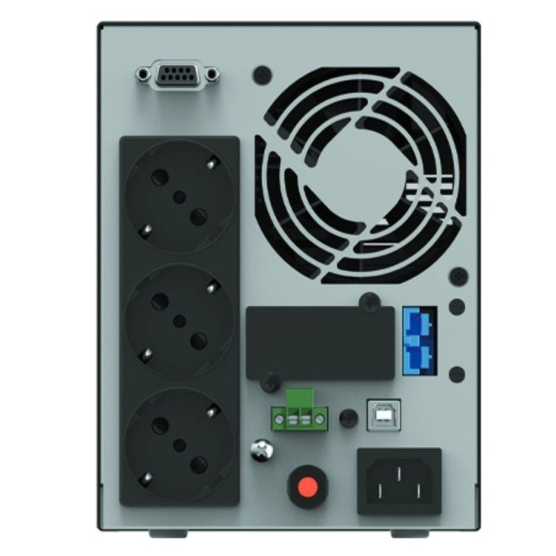 SAI Online Phasak 1000 VA Online LCD/ 1000VA-900W/ 3 Salidas/ Formato Torre - изображение 3