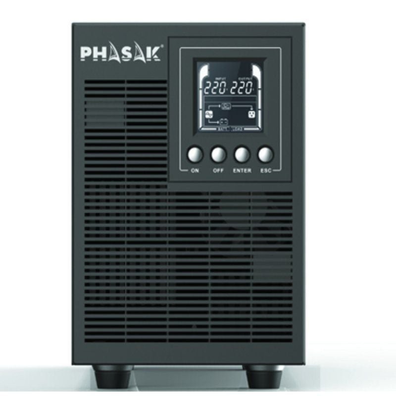 SAI Online Phasak 2000 VA Online LCD/ 2000VA-1800W/ 4 Salidas/ Formato Torre - изображение 2