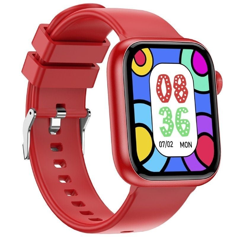 Smartwatch Forever IGo Watch 3 JW-500/ Notificaciones/ Frecuencia Cardíaca/ Rojo - изображение 3