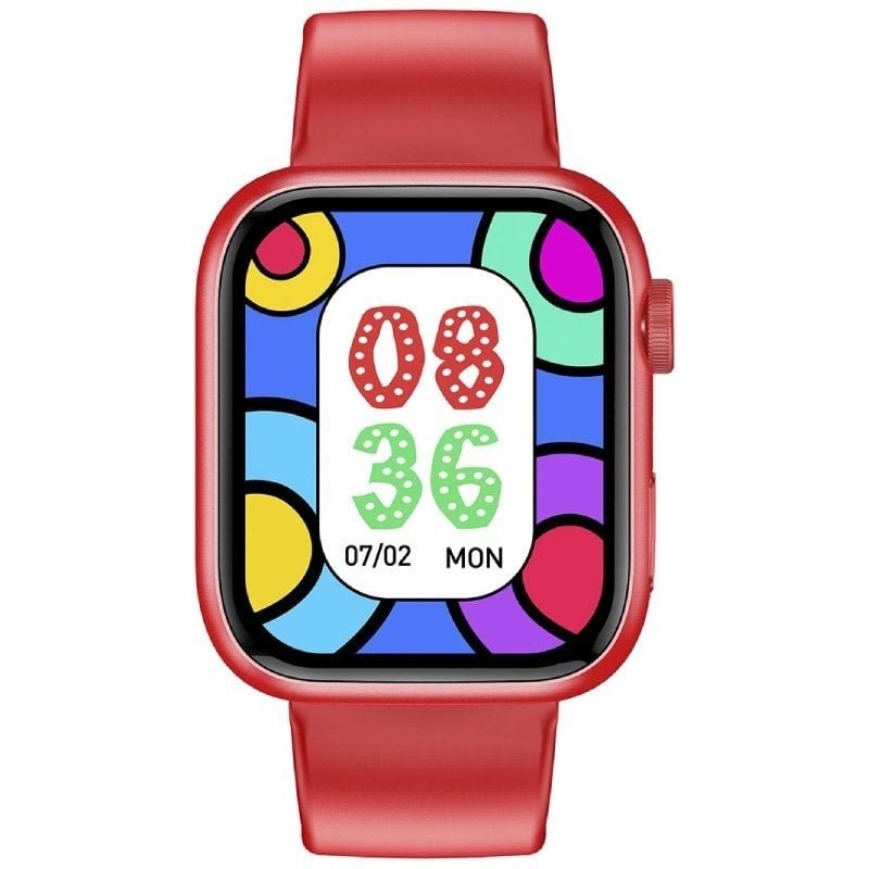 Smartwatch Forever IGo Watch 3 JW-500/ Notificaciones/ Frecuencia Cardíaca/ Rojo - изображение 2