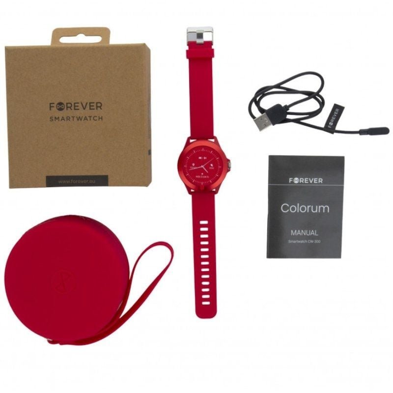 Smartwatch Forever Colorum CW-300/ Notificaciones/ Frecuencia Cardíaca/ Magenta - изображение 5