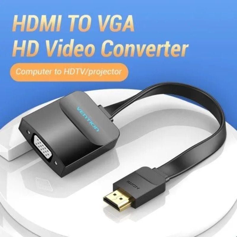 Cable Conversor Vention 74345/ HDMI Macho/ VGA Hembra/ 15cm/ Negro - изображение 2
