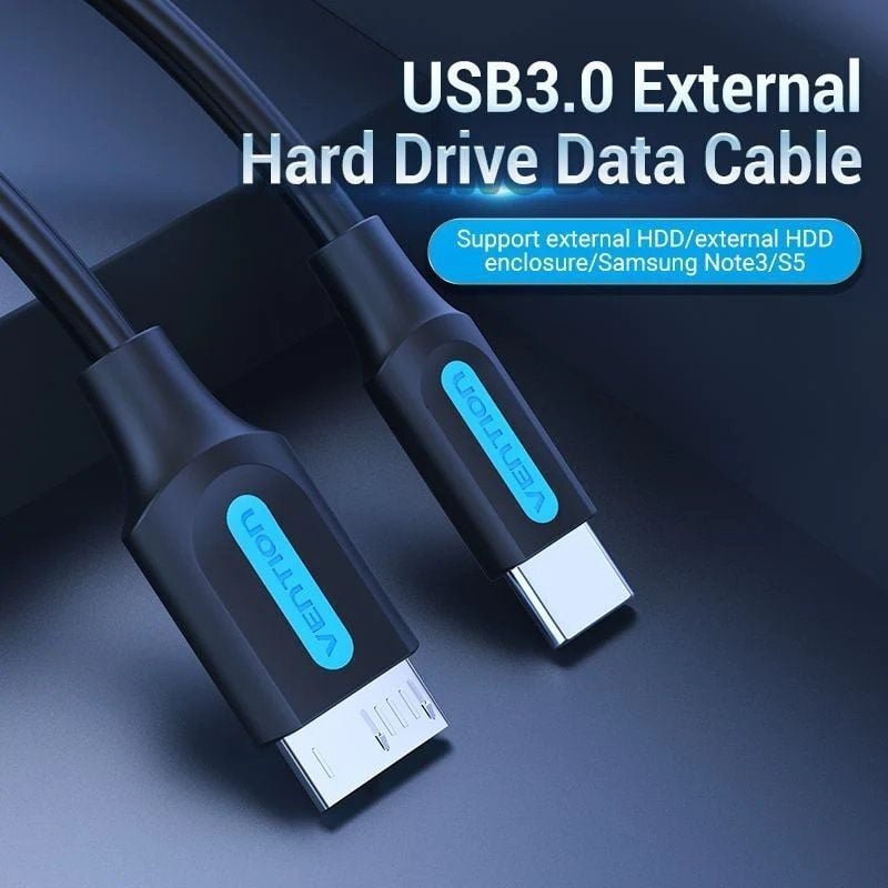 Cable USB 3.0 Vention CQABF/ microUSB Macho - USB Tipo-C Macho/ 5Gbps/ 1m/ Negro - изображение 2