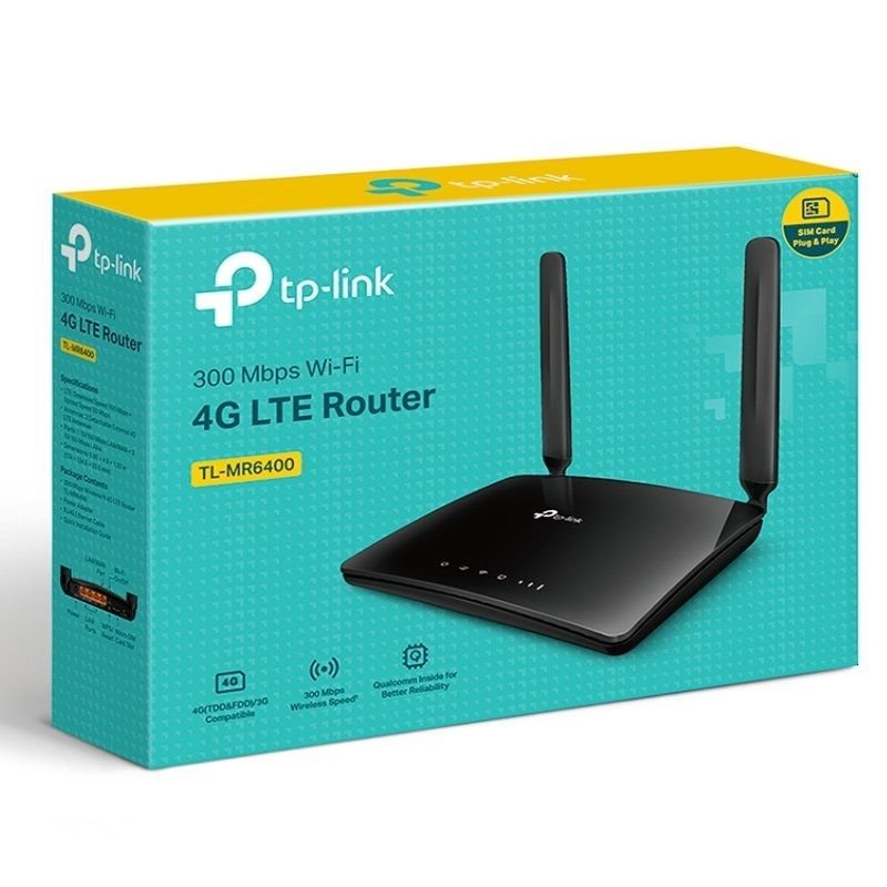 Router Inalámbrico 4G TP-Link TL-MR6400 300Mbps/ 2.4GHz/ 2 Antenas/ WiFi 802.11b/g/n - изображение 5