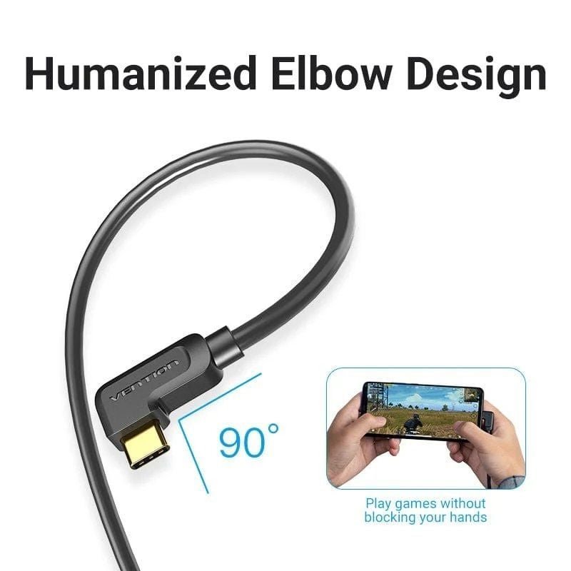 Cable Conversor HDMI 1.4 4K Vention CGVBG/ USB Tipo-C Macho - HDMI Macho/ 1.5m/ Negro - изображение 3