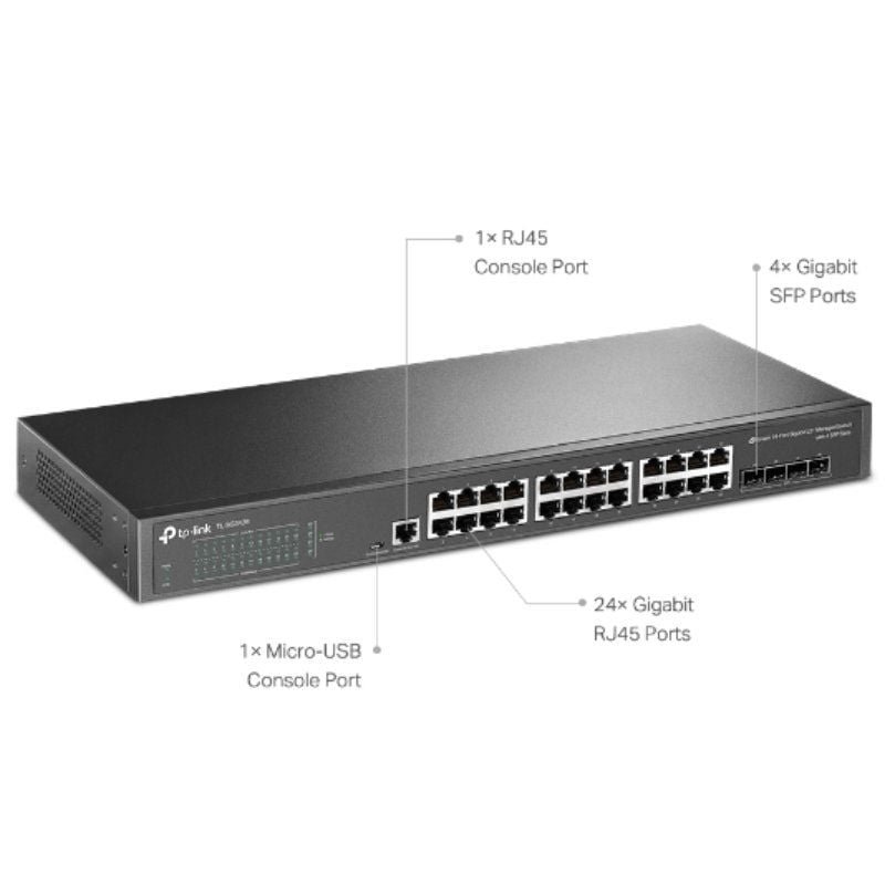 Switch Gestionable TP-Link Omada TL-SG3428 28 Puertos/ RJ-45 10/100/1000/ SFP - изображение 2