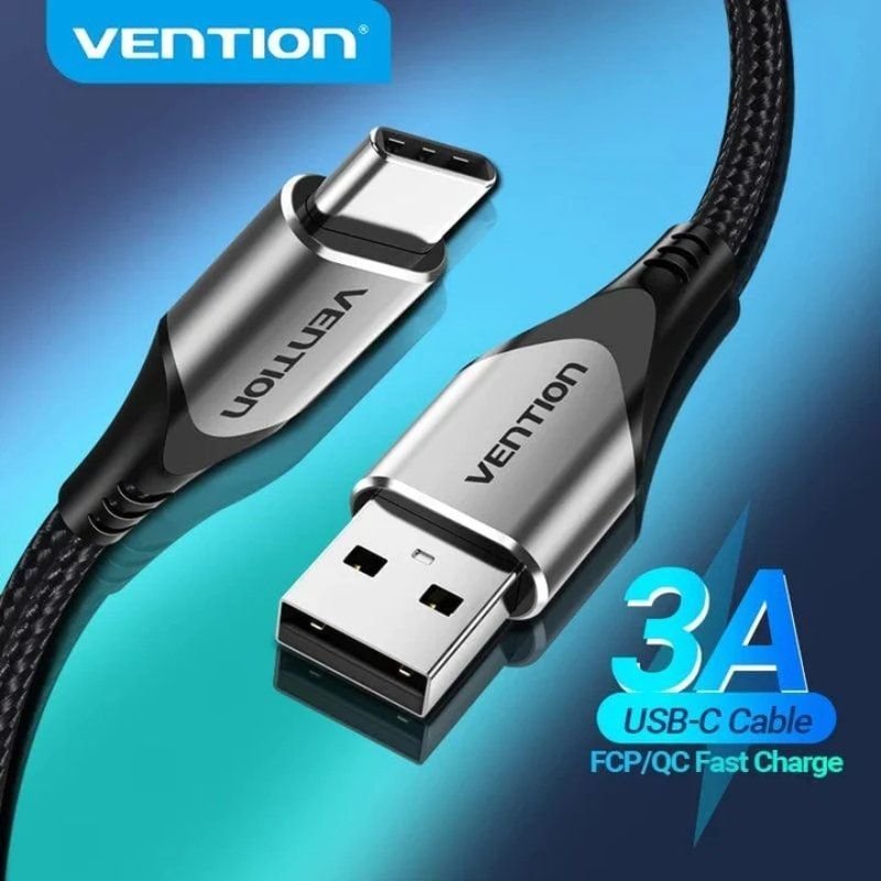 Cable USB 2.0 Tipo-C Vention CODHG/ USB Macho - USB Tipo-C Macho/ Hasta 60W/ 480Mbps/ 1.5m/ Gris - изображение 3