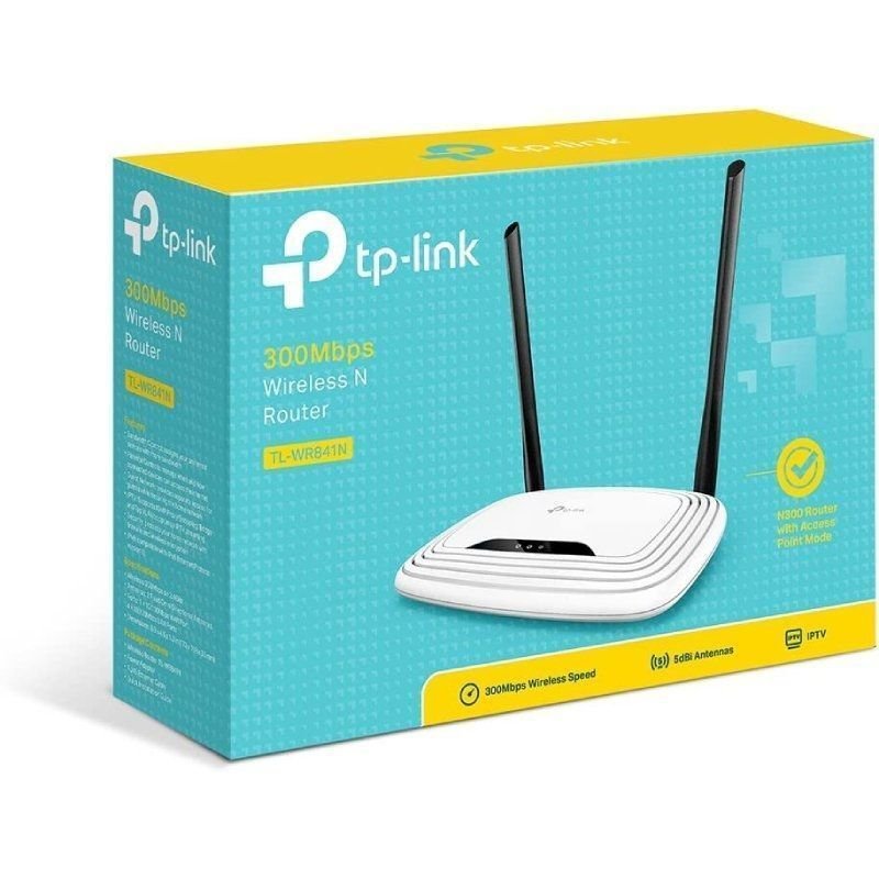 Router Inalámbrico TP-Link TL-WR841N V14 300Mbps/ 2.4GHz/ 2 Antenas 5dBi/ WiFi 802.11n/g/b - изображение 4