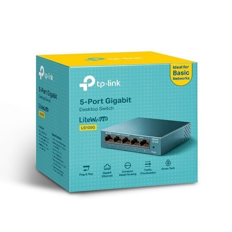Switch TP-Link LS105G 5 Puertos/ RJ-45 10/100/1000 - изображение 3