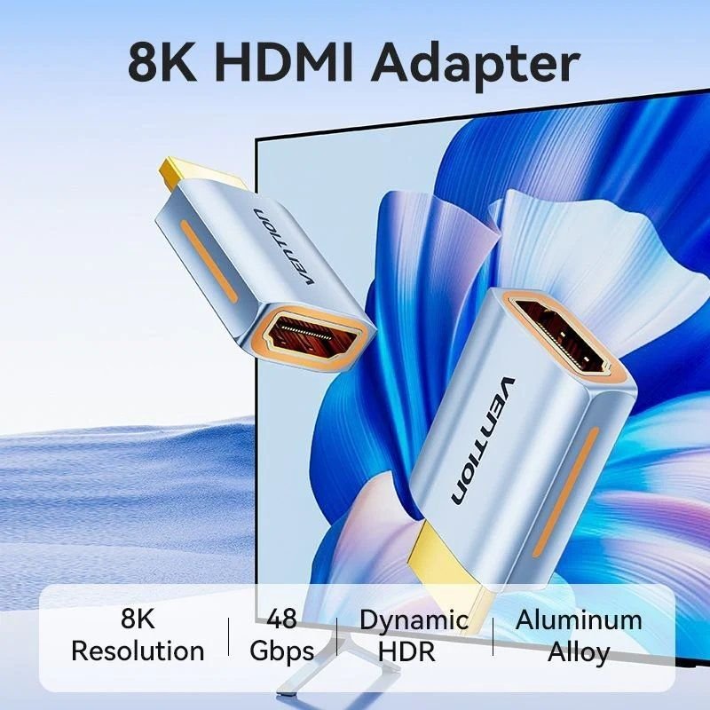 Adaptador HDMI 8K Vention AIVH0/ HDMI Macho - HDMI Hembra - изображение 2