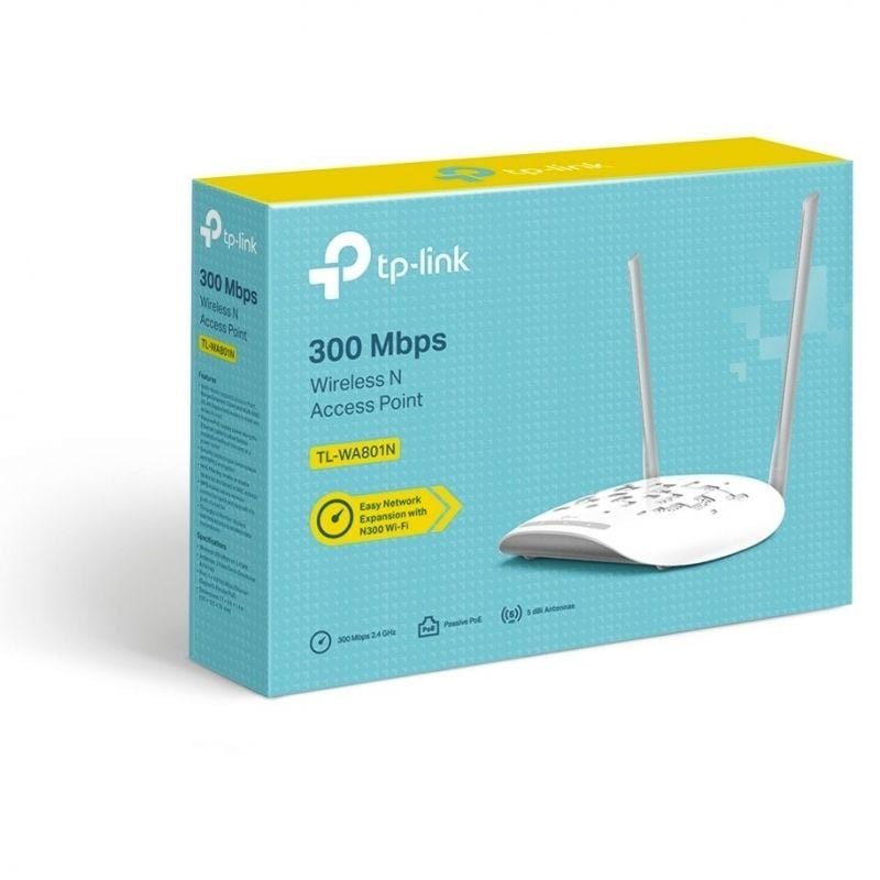 Punto de Acceso Inalámbrico TP-Link TL-WA801N V6 PoE 300Mbps/ 2.4GHz/ Antenas de 5dBi/ WiFi 802.11n/b/g - изображение 4