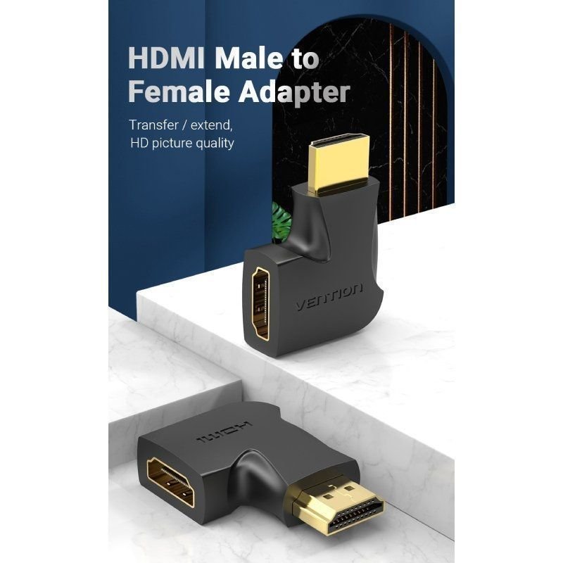Adaptador HDMI 4K 90º Vention AIPB0/ HDMI Macho - HDMI Hembra - изображение 4