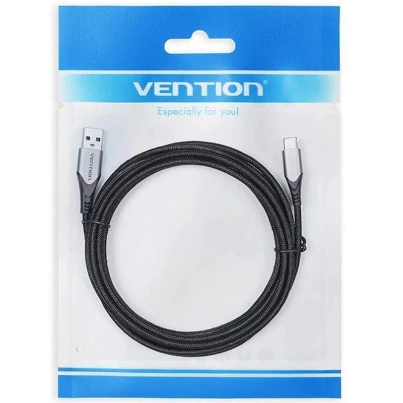 Cable USB 2.0 Tipo-C Vention COKBD/ USB Macho - USB Tipo-C Macho/ Hasta 60W/ 480Mbps/ 50cm/ Gris - изображение 3