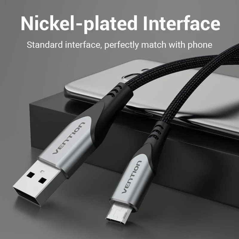Cable USB 2.0 Vention COCHG/ USB Macho - MicroUSB Macho/ 480Mbps/ 1.5m/ Negro - изображение 5