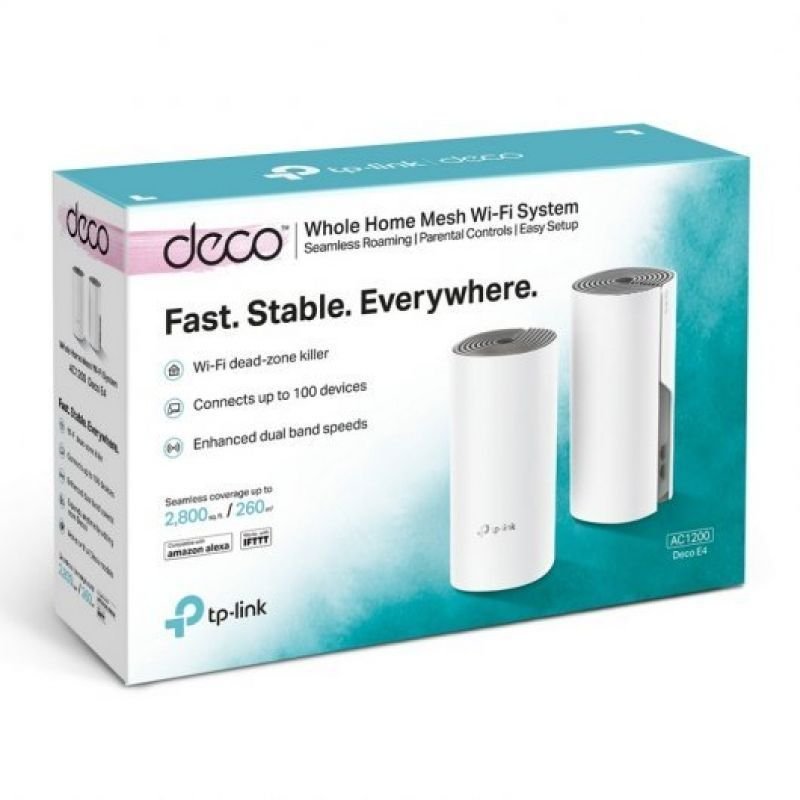 Sistema Mesh TP-Link Deco E4 1200Mbps/ 2.4GHz 5GHz/ Pack de 2 - изображение 5