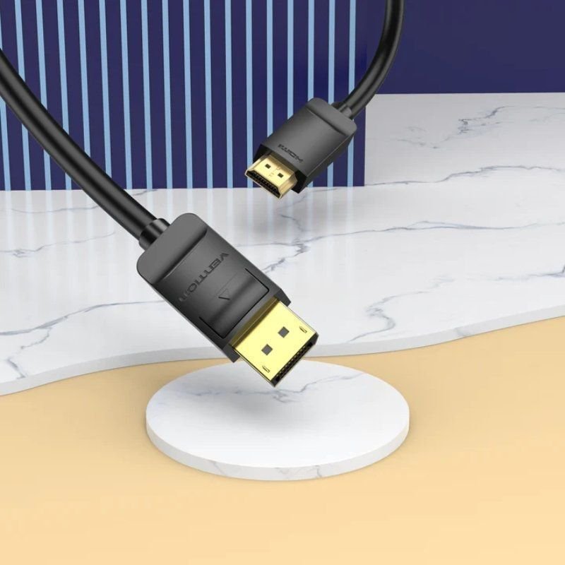 Cable Conversor Vention HADBG/ Displayport Macho - HDMI Macho/ 1.5m/ Negro - изображение 4
