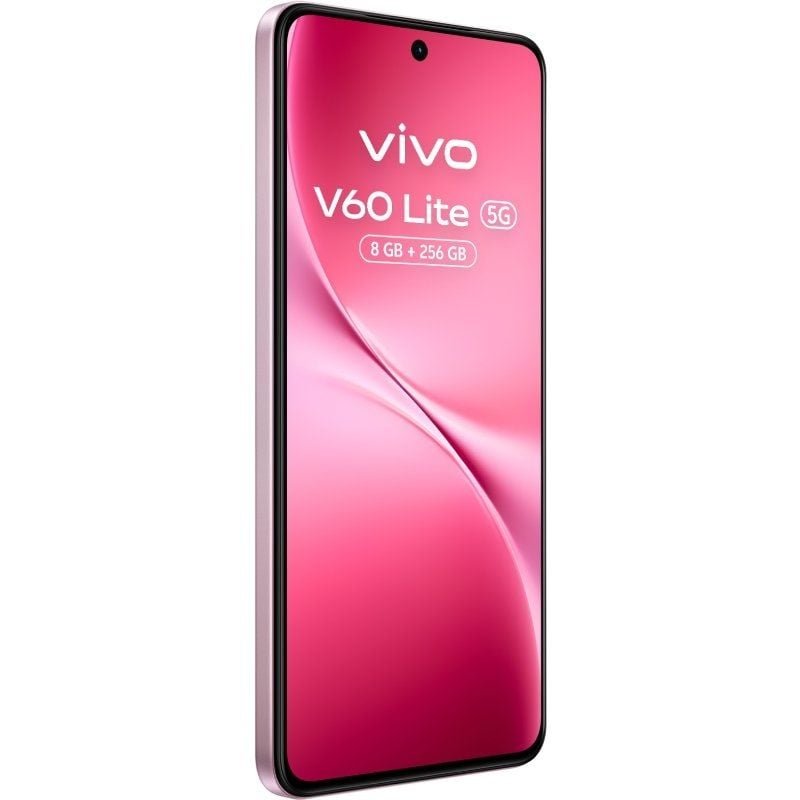 Smartphone Vivo V60 Lite 8GB/ 256GB/ 6.77"/ 5G/ Rosa/ Incluye Cargador 90W y Buds