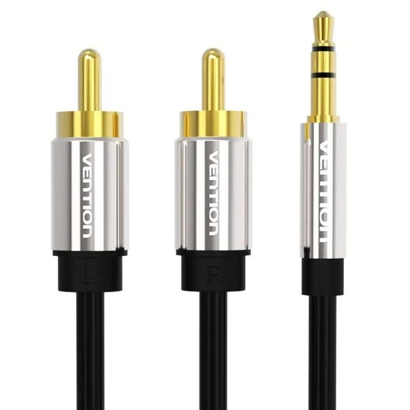 Cable Estéreo Vention BCFBG/ Jack 3.5 Macho - 2x RCA Macho/ 1.5m/ Negro - изображение 2