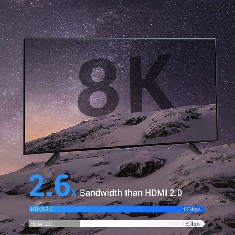 Cable HDMI 2.1 8K Vention ALGLF/ HDMI Macho - HDMI Macho/ 1m/ Azul - изображение 5