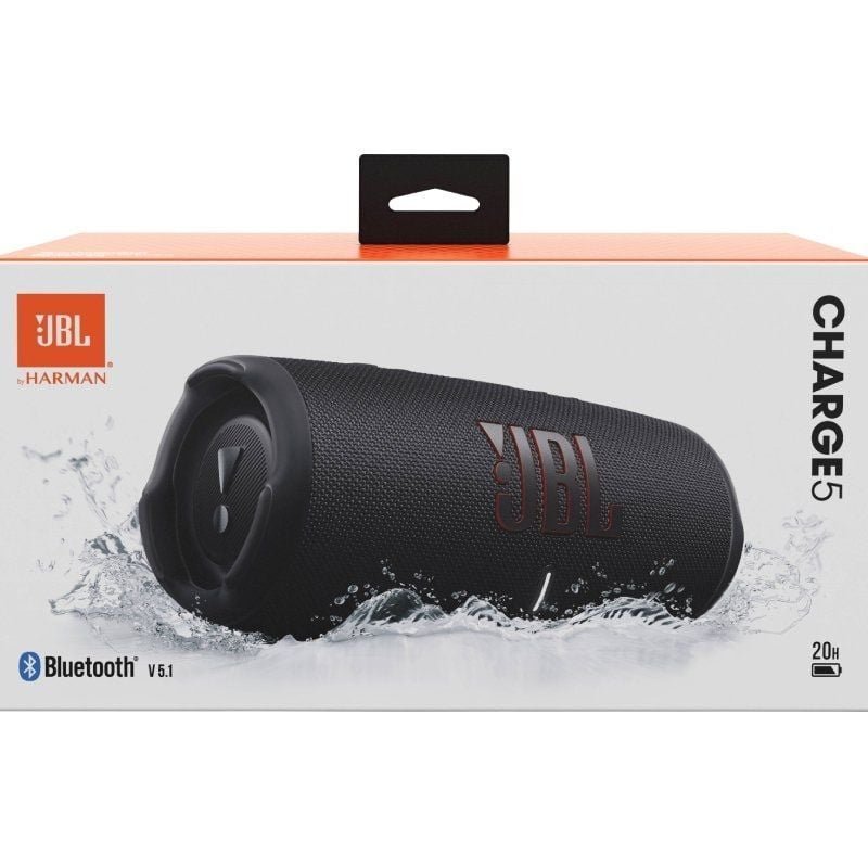 Altavoz con Bluetooth JBL Charge 5/ 40W/ 1.0/ Negro - изображение 5