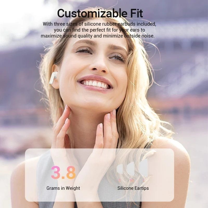 Auriculares Bluetooth Vention AIR A01 NBMB0 con estuche de carga/ Autonomía 7h/ Negros - изображение 5