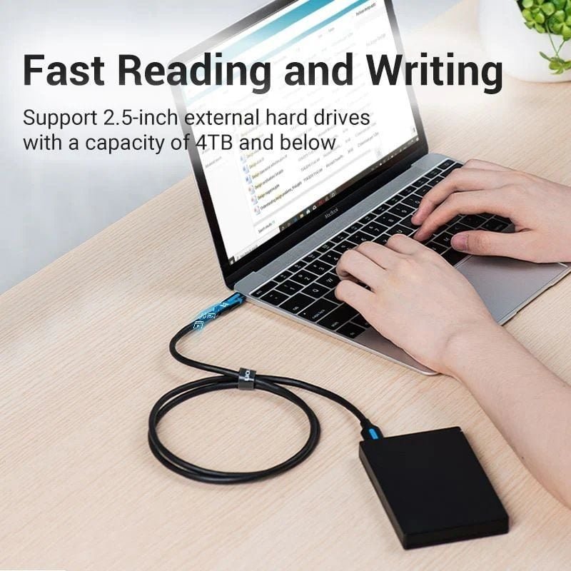 Cable USB 3.0 Vention CQABD/ microUSB Macho - USB Tipo-C Macho/ 5Gbps/ 50cm/ Negro - изображение 3