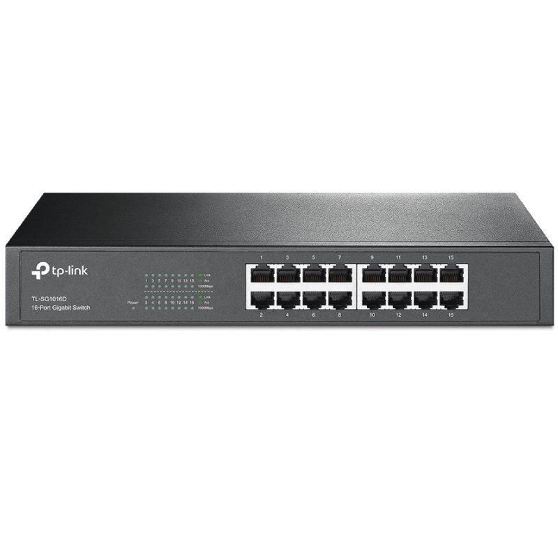 Switch TP-Link TL-SG1016D 16 Puertos/ RJ-45 10/100/1000 - изображение 2