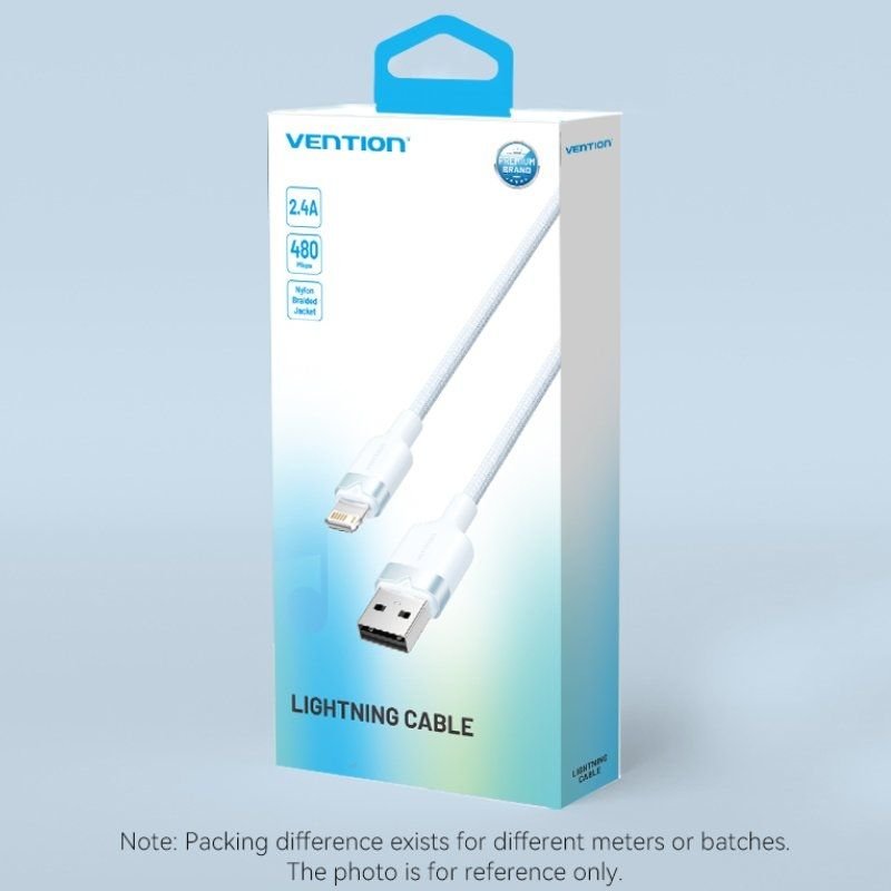 Cable USB Lightning Vention LANBH/ USB Macho - Lightning Macho/ 480Mbps/ 1m/ Rosa - изображение 4