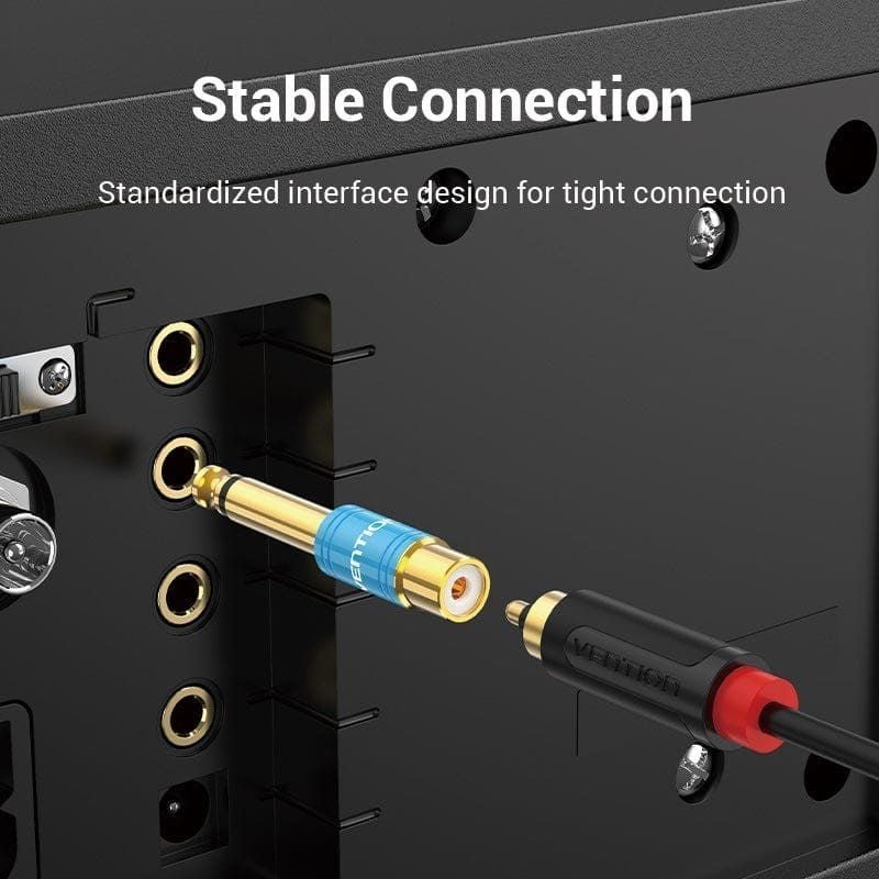 Adaptador Jack Vention VDD-C03/ RCA Hembra - Jack 6.5 Macho/ Azul - изображение 5