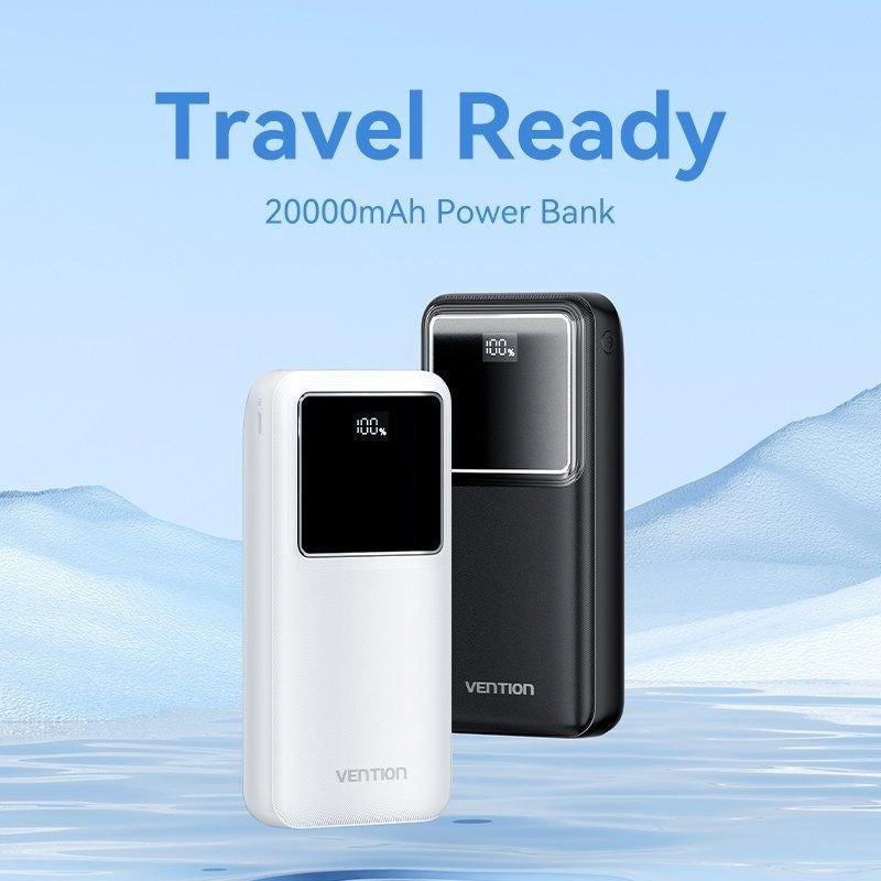 Powerbank 20000mAh Vention FHLB0/ 22.5W/ Negra - изображение 2