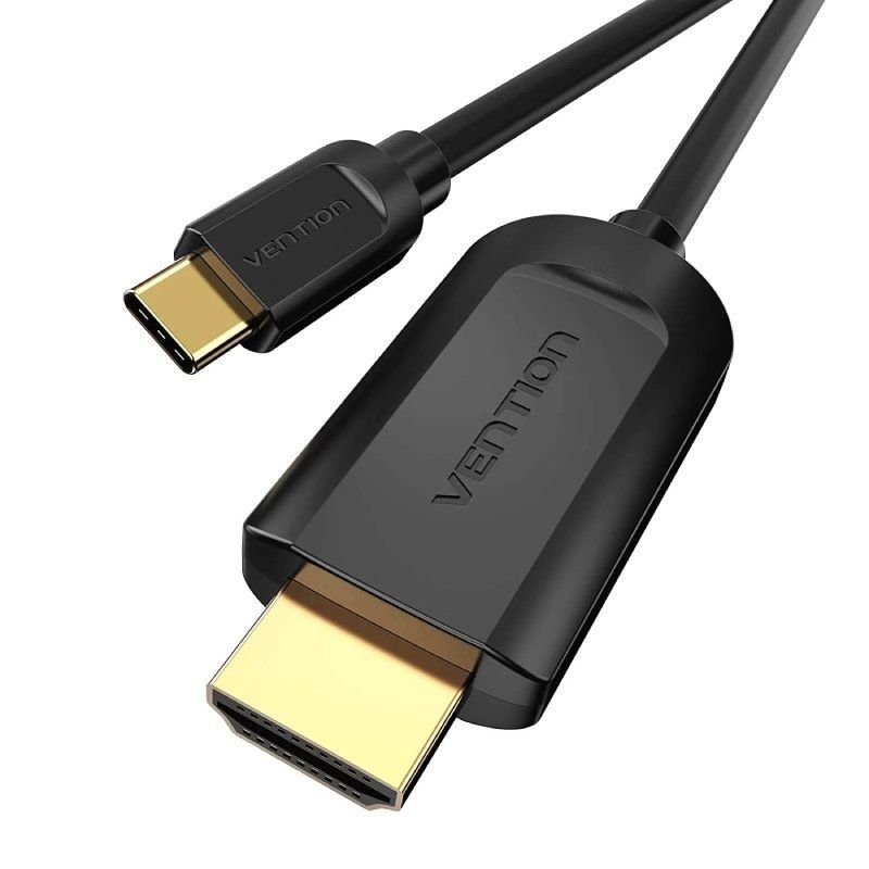 Cable Conversor HDMI 1.4 4K Vention CGUBG/ USB Tipo-C Macho - HDMI Macho/ 1.5m/ Negro - изображение 2