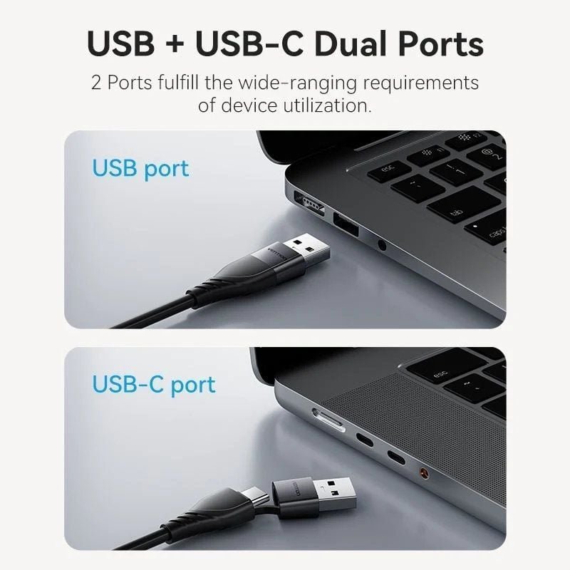 Adaptador Vention ACYHB/ USB Tipo-C Macho/ USB Macho - HDMI Hembra - изображение 3
