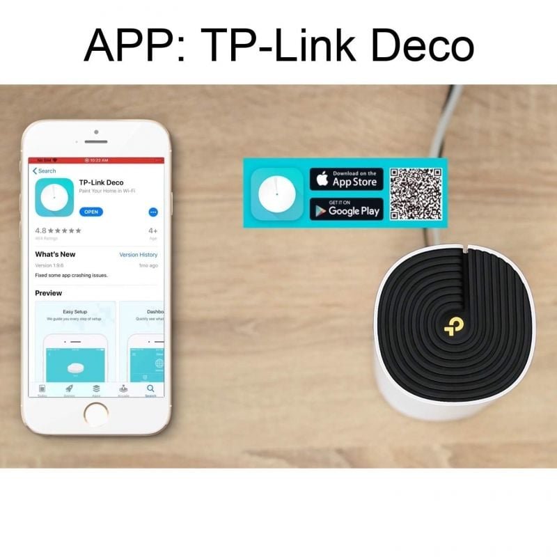 Sistema Mesh TP-Link Deco E4 1200Mbps/ 2.4GHz 5GHz/ Pack de 3 - изображение 4