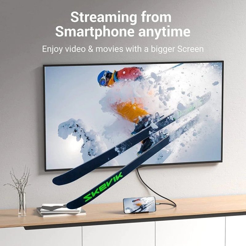 Cable Conversor HDMI 2.0 4K Vention CRBBF/ USB Tipo-C Macho - HDMI Macho/ 1m/ Negro - изображение 4