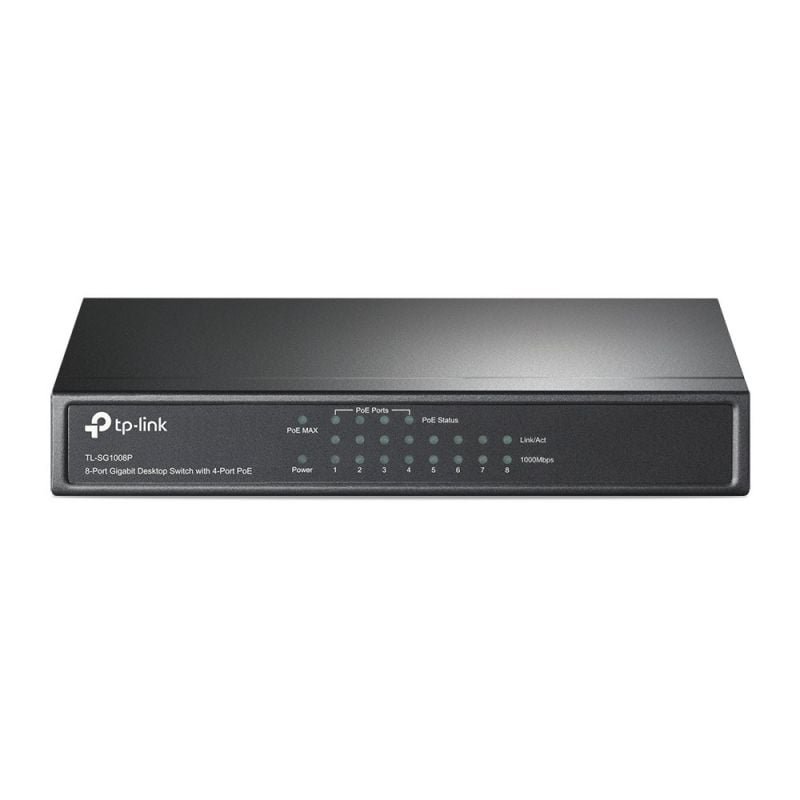 Switch TP-Link TL-SG1008P 8 Puertos/ RJ-45 10/100/1000 PoE - изображение 2