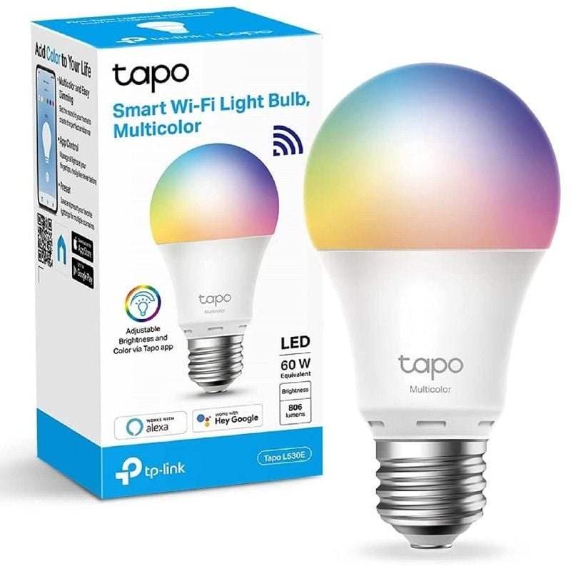 Bombilla Inteligente TP-Link Tapo L530E/ Casquillo E27 / 8.7W/ 806 Lúmenes/ 2500 - 6500K - изображение 2