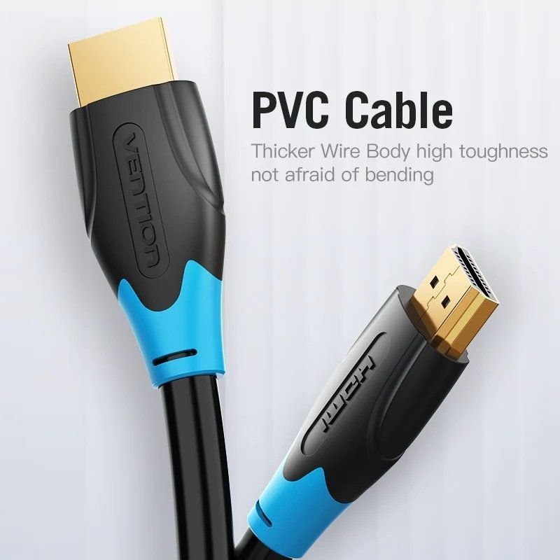 Cable HDMI 2.0 4K Vention AACBG/ HDMI Macho - HDMI Macho/ 1.5m/ Negro - изображение 3
