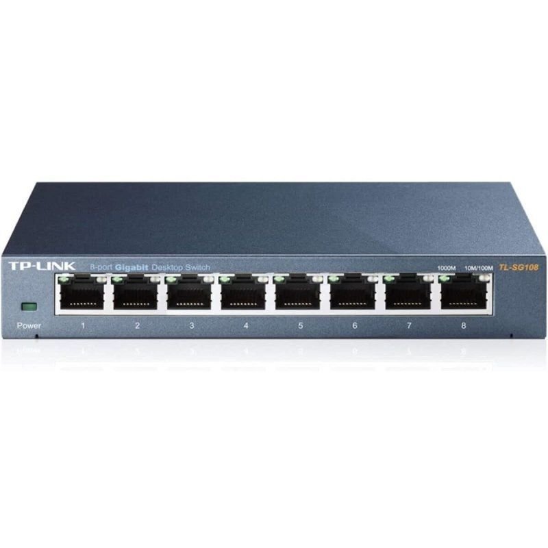 Switch TP-Link TL-SG108 V3.0 8 Puertos/ RJ-45 10/100/1000 - изображение 2