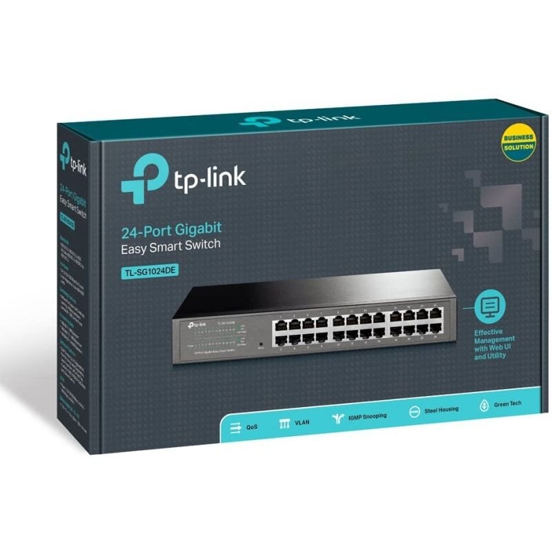 Switch TP-Link TL-SG1024DE 24 Puertos/ RJ-45 10/100/1000 - изображение 4