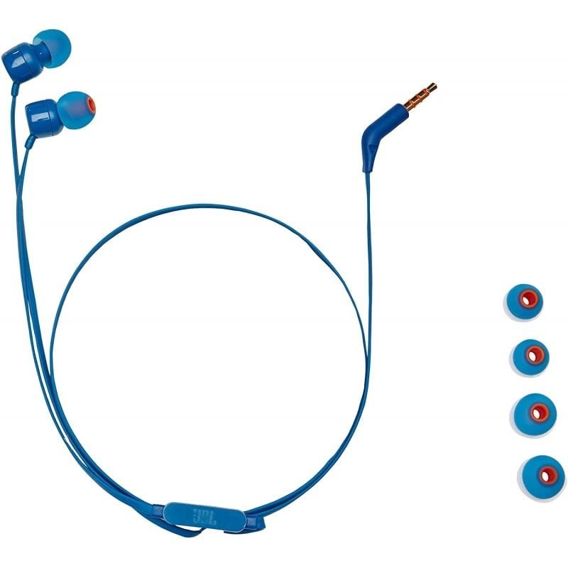 Auriculares Intrauditivos JBL Tune 110/ con Micrófono/ Jack 3.5/ Azules - изображение 3
